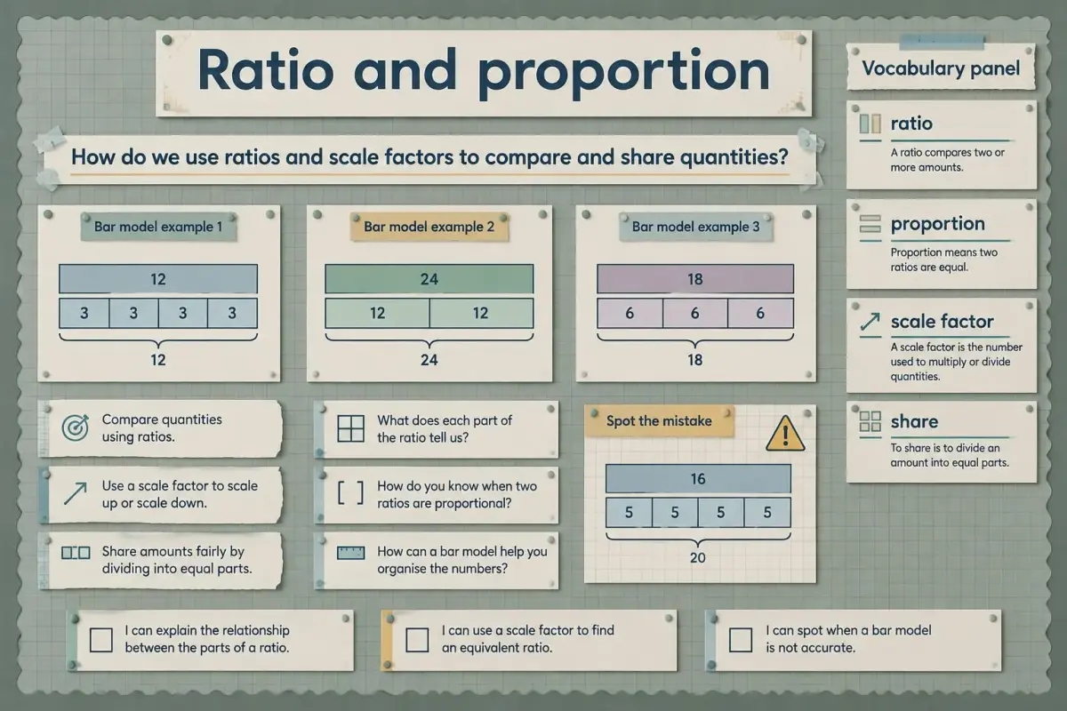 Maths working wall